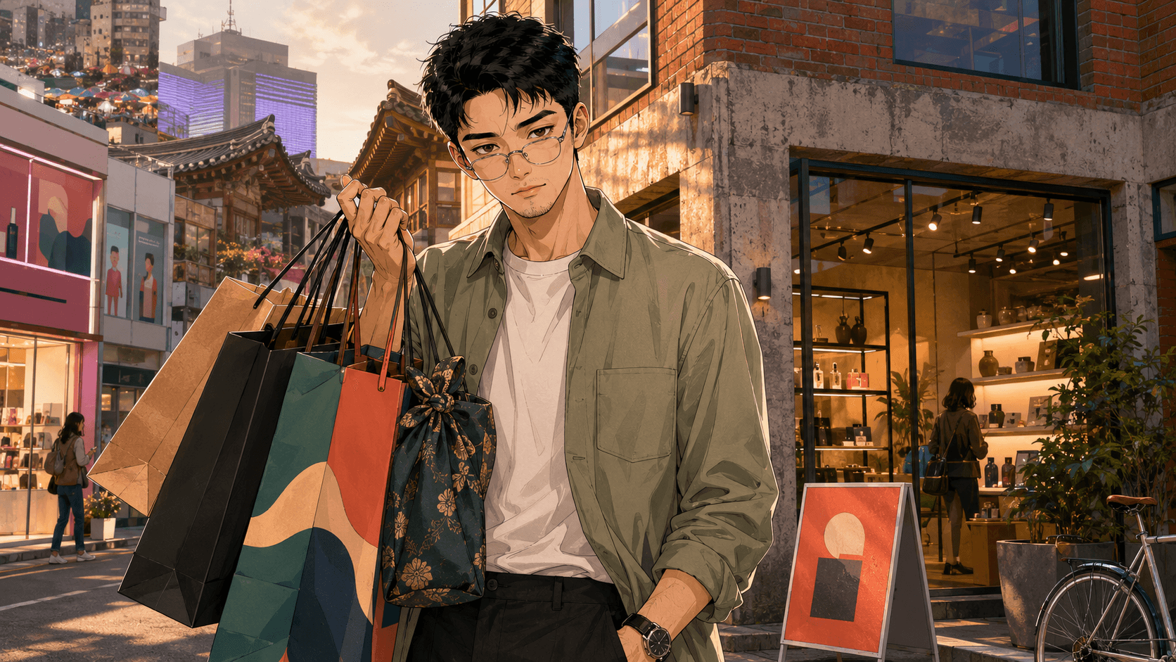 A Seongsu concept-store street