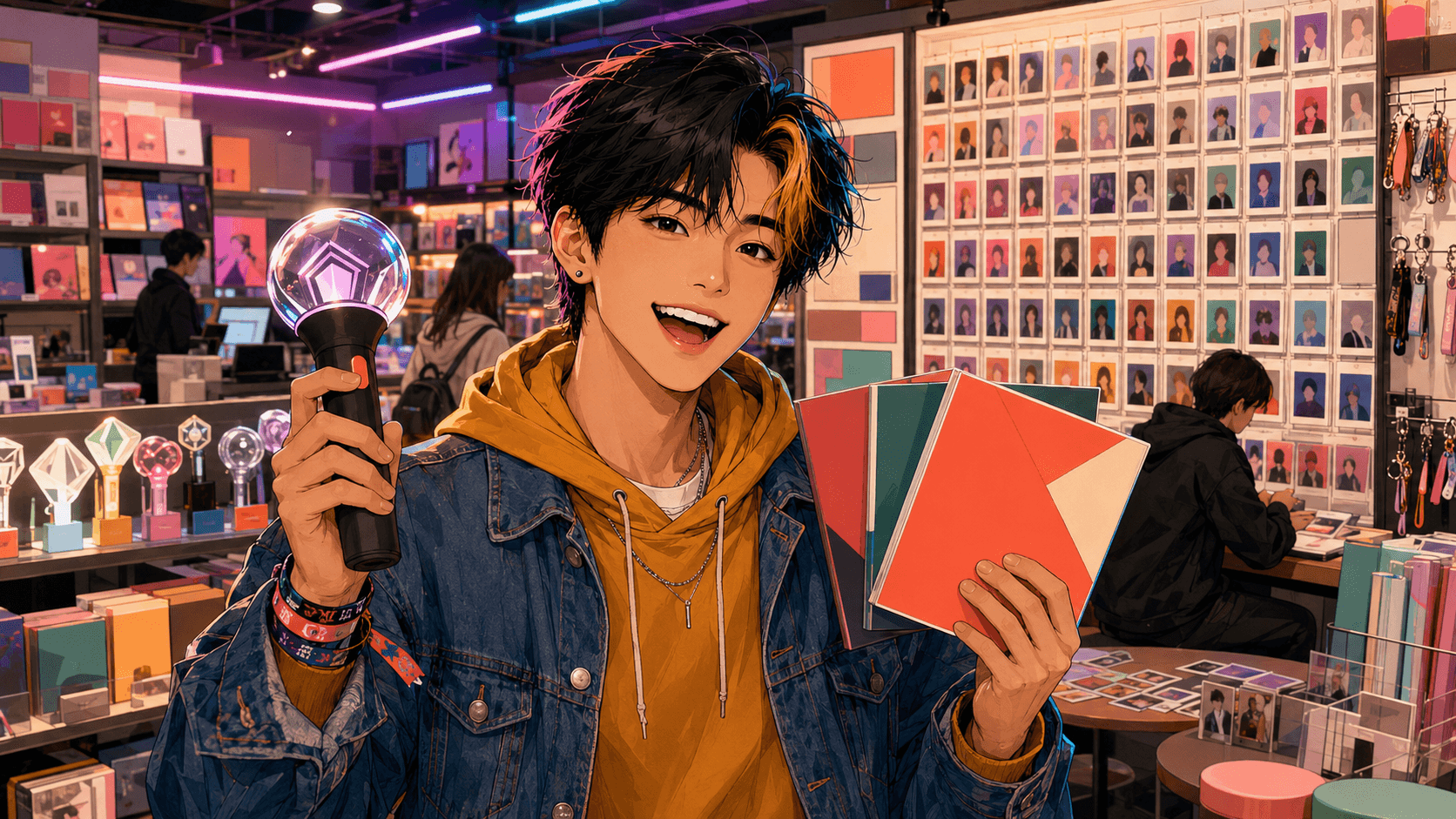 明洞のK-POP CD店